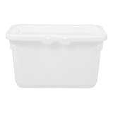 Toyvian Waschmittelbehälter Kunststoff mit Deckel 60 Stück Fassungsvermögen Wäscheaufbewahrungsbox für Waschraum und Haushalt Organizer für Waschmittel und Trocknertücher