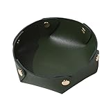 ornithologist Schlüsselablage aus Leder, abnehmbar, PVC-Leder mit Metallknöpfen für Damen und Herren, Nachttisch-Eingangs-Organizer für Schmuck, Schlüssel, Telefon, Süßigkeiten