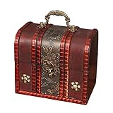 Aufbewahrungsbox aus Holz, Retro-Aufbewahrungsbox, große Aufbewahrungsbox aus Holz, Vintage-Aufbewahrungsbox aus Holz mit Schloss, Vintage-Holzkiste, Stempel sca