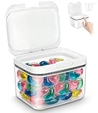 Lovava Waschmittel Aufbewahrung, 2,8L Aufbewahrungsbox mit Deckel, Waschpulver Box Spender, Waschpulverbehälter mit luftdichtem Deckel, verwendbar für Waschmittel Hundefutter, Katzenfutter