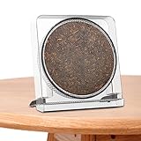 Qmisify Puerh Tee-Organizer, dekorativ, verstellbar, transparent, Aufbewahrungsbox, für Kuchen, Tee, Pu'er